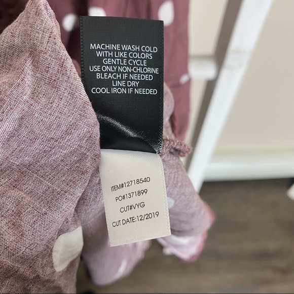 Torrid Walnut polka dot challis midi dress. Size 2. - Picture 6 of 14